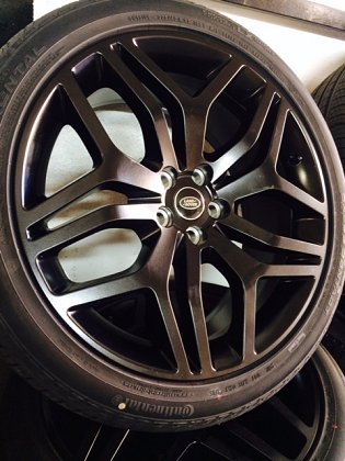 22" Alloy Wheels and Tyres, 5 Split Spoke, Style 17, For Sport